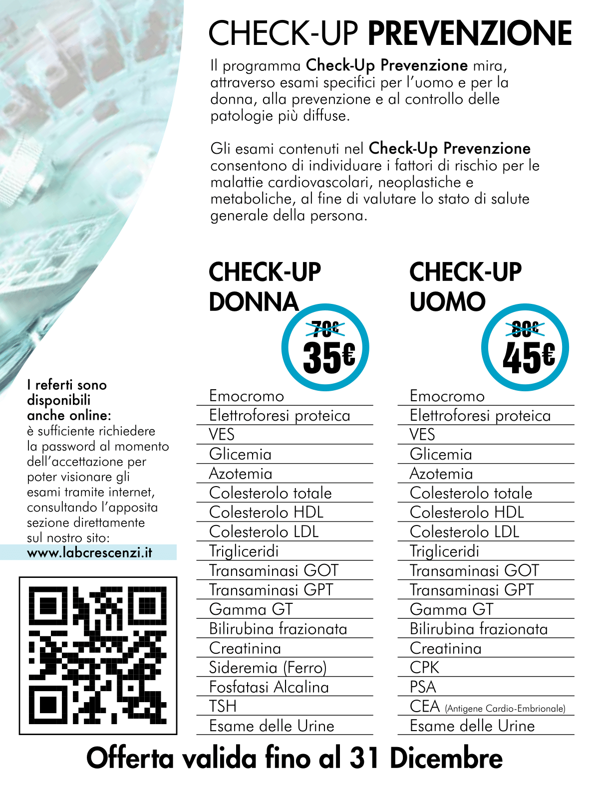 π΄ CHECK-UP PREVENZIONE 2018 π΄ CHECK-UP PREVENZIONE 2018