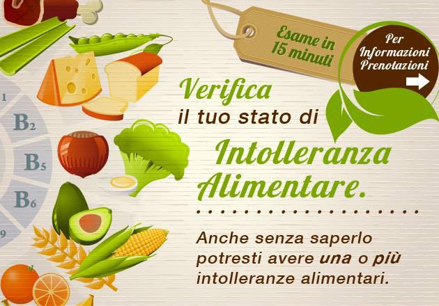 Test di intolleranza alimentare