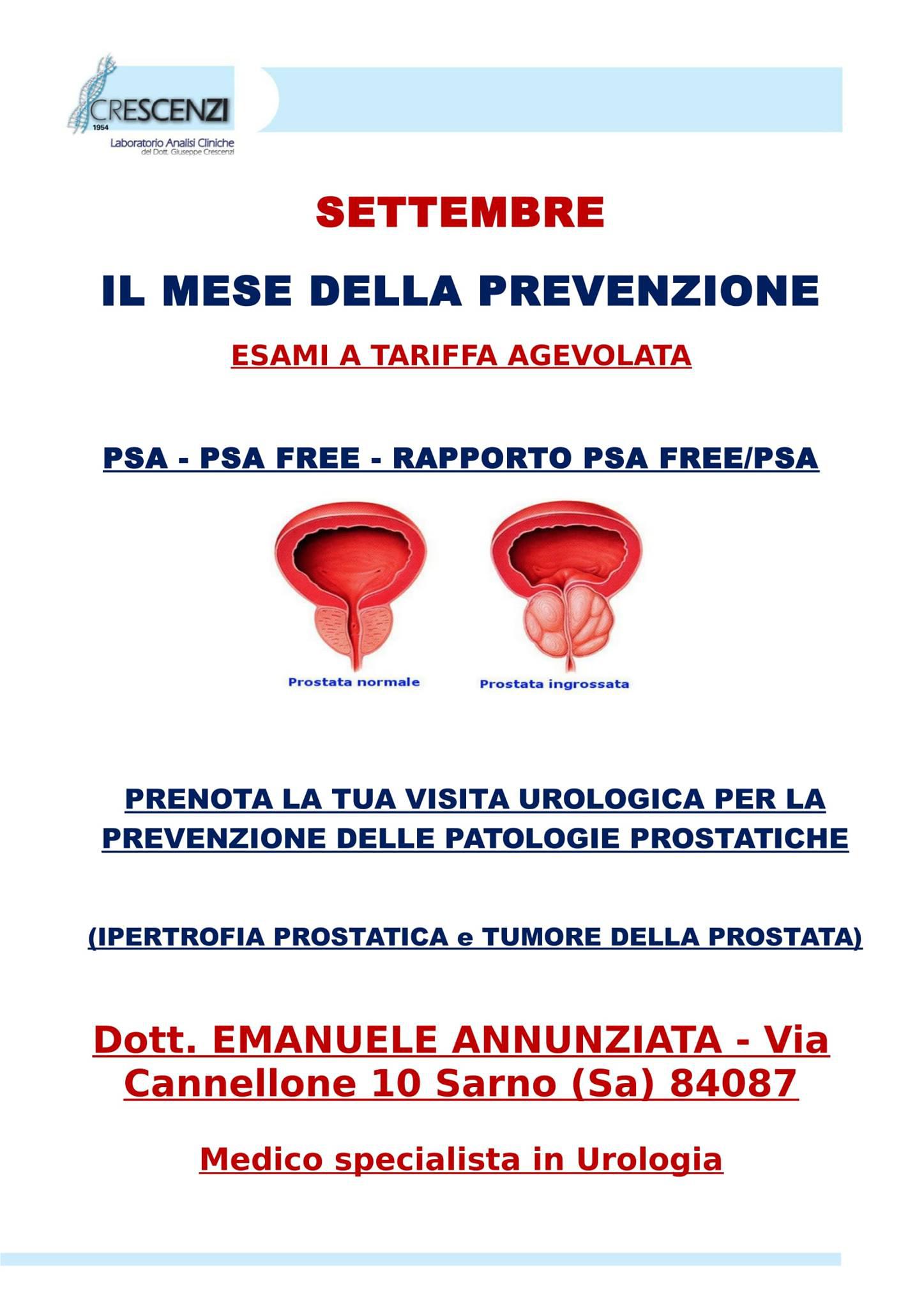 🔴SETTEMBRE 2017 - MESE DELLA PREVENZIONE UROLOGICA