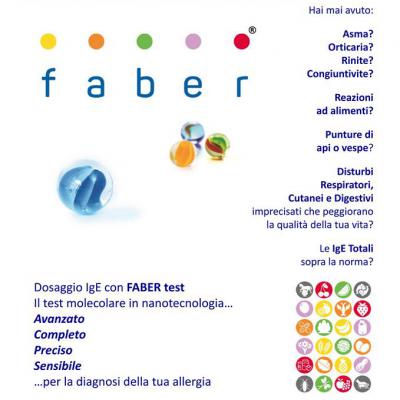 🔵 FABER TEST - PANNELLO COMPLETO DI ALLERGIE