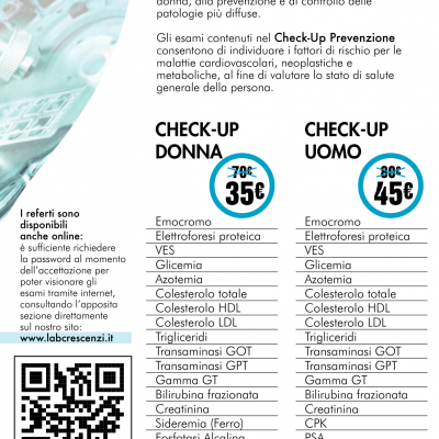 🔴 CHECK-UP PREVENZIONE 2018  