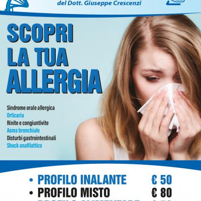 Test ALLERGIE Alimentari e Inalanti